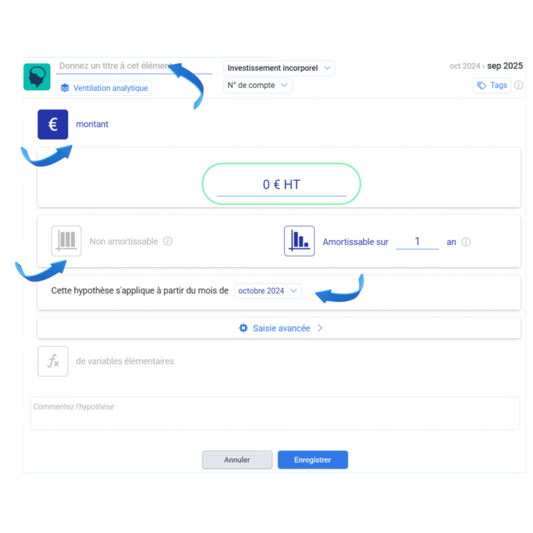 Saisir un projet d’investissement