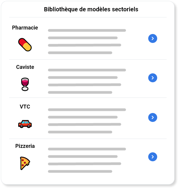Bibliothèque de modèles