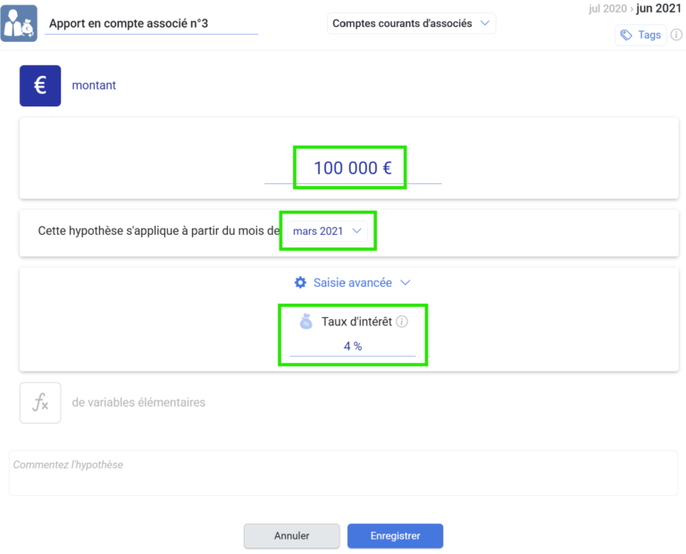 compte courants associes 6