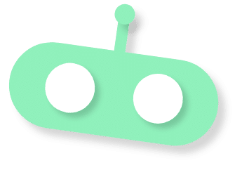 Robot vert clair
