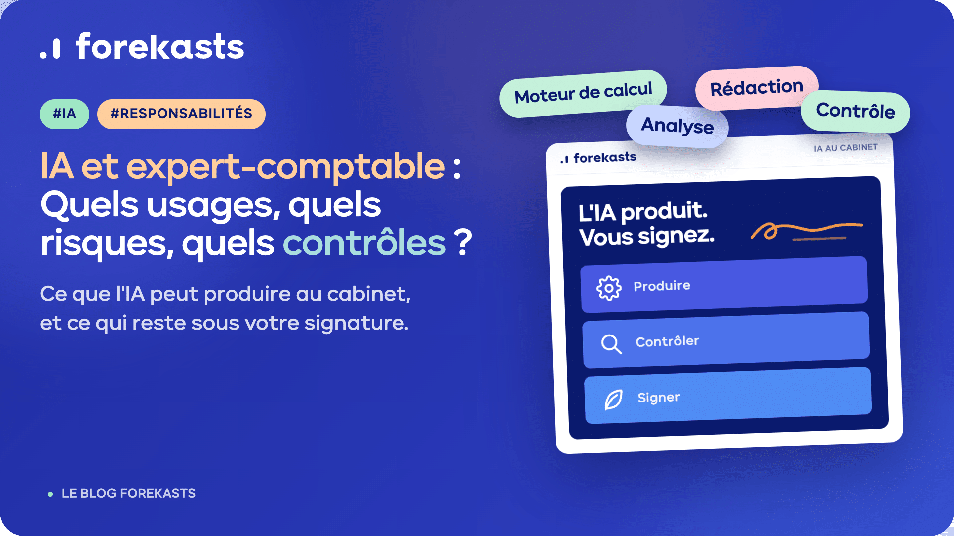 IA générative en cabinet comptable : cadre de responsabilité et bonnes pratiques