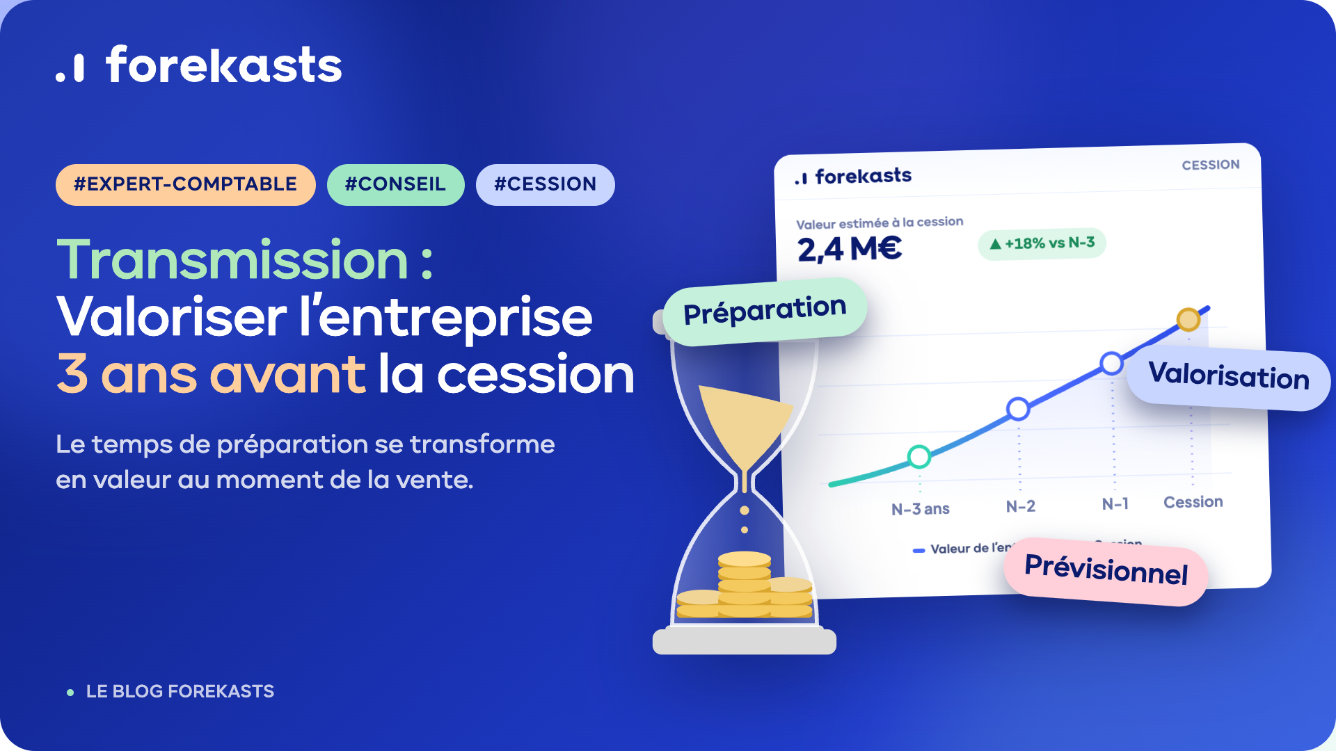 Transmission : valoriser l'entreprise 3 ans avant la cession