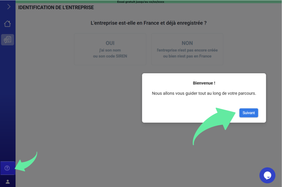 Démarrer la première démonstration